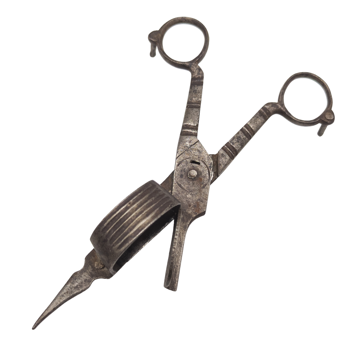 Antique 18th Century Iron Candle Snuffer Ballyhoo Curiosity Shop