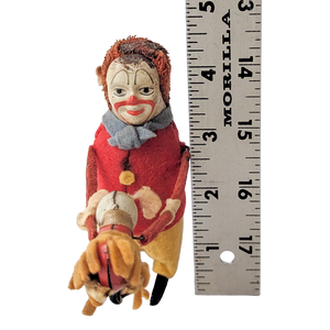 Vintage Schuco Wind Up Dancing Clown and Mouse