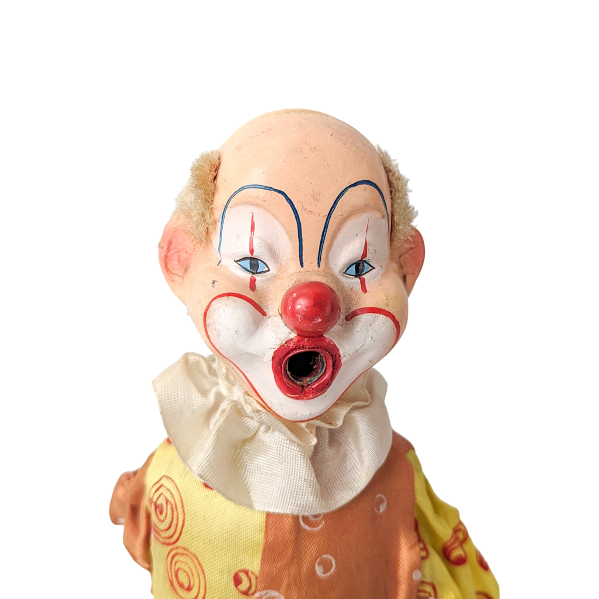 Vintage Bouncing Wind Up Tin Clown – Ballyhoo Curiosity Shop