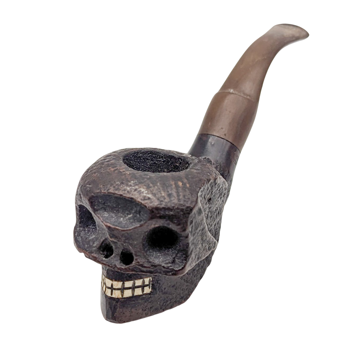 skull pipe in other collectible tobacco pipes The Collection - Meerschaum Vintage Hand Carved Briar Wood