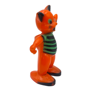 Vintage Rare Rosbro Halloween Candy Container Cat