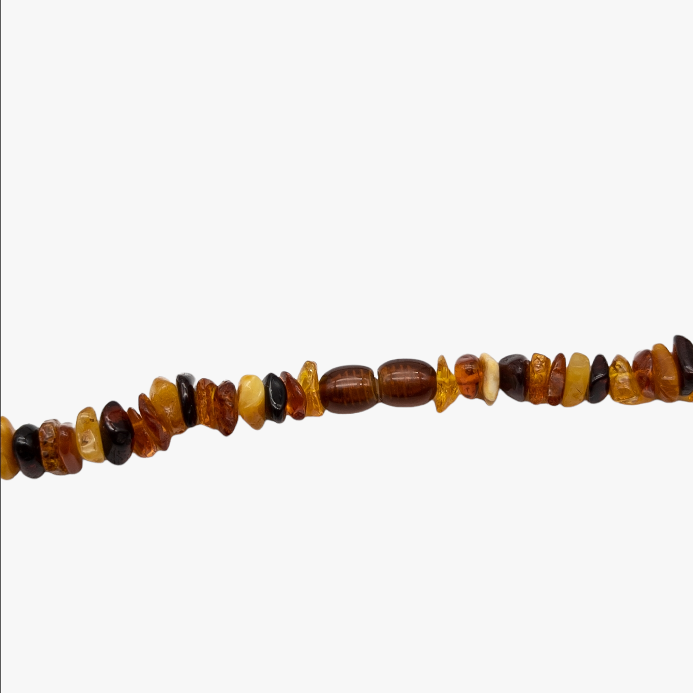 Genuine Baltic Amber Multi Color Strand Necklace