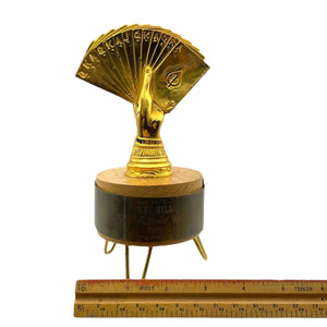 Vintage 1955 Mixed Pairs Card Trophy