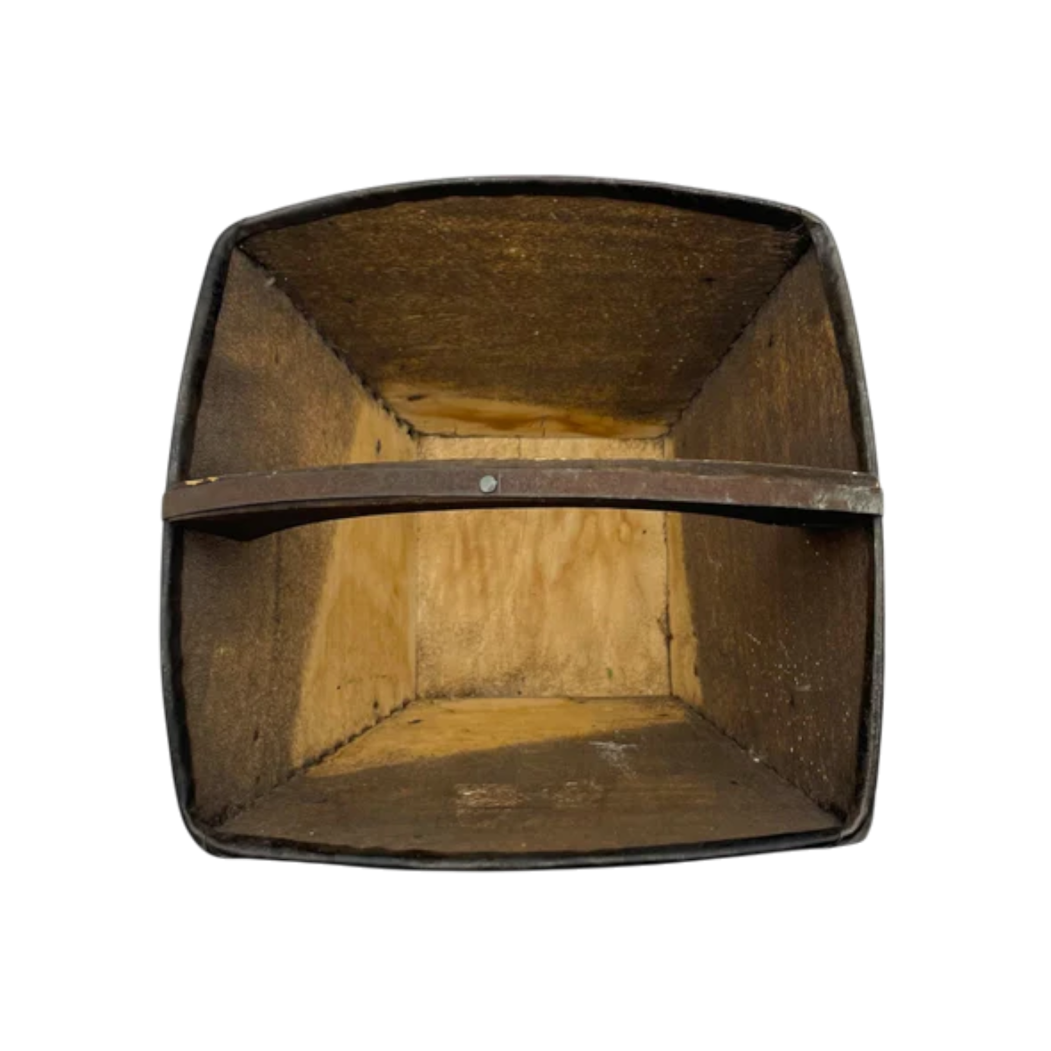 Antique Chinese Wood Rice Basket