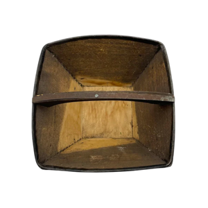 Antique Chinese Wood Rice Basket