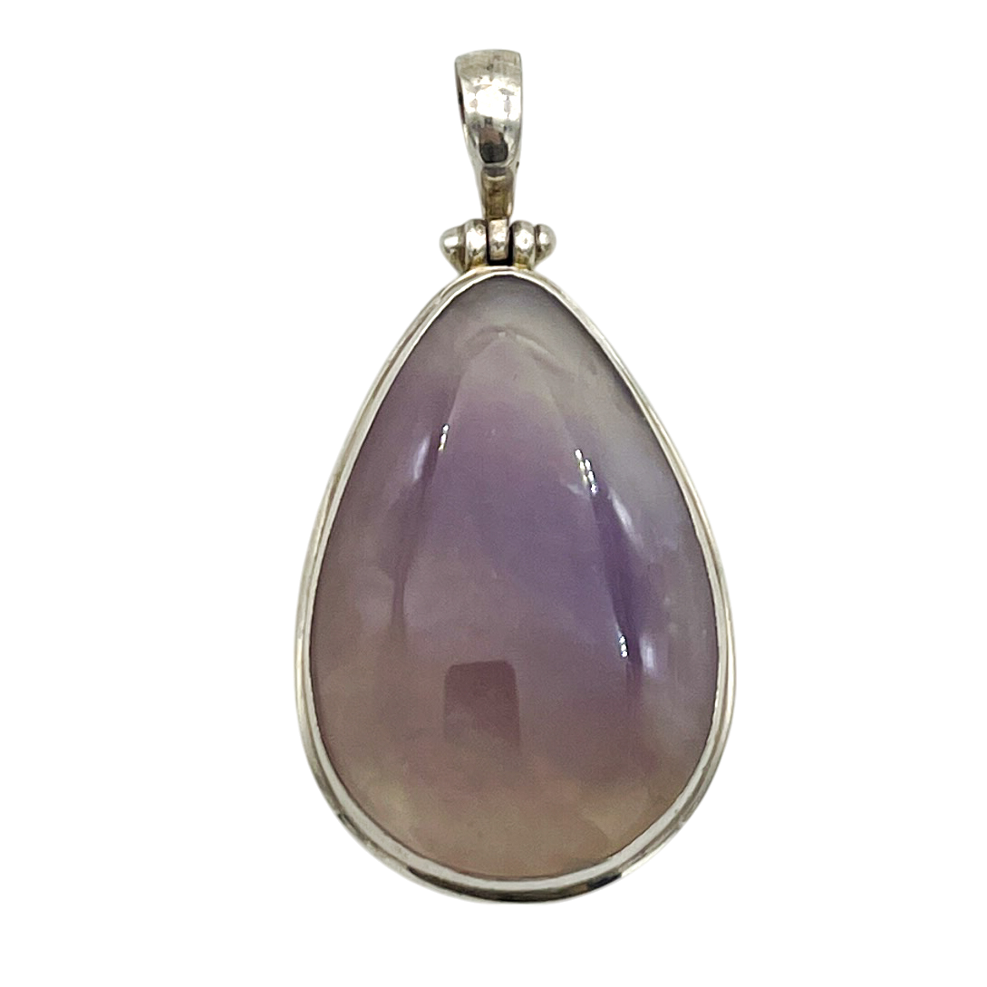 Sterling Silver Agate Pendant 16.5g