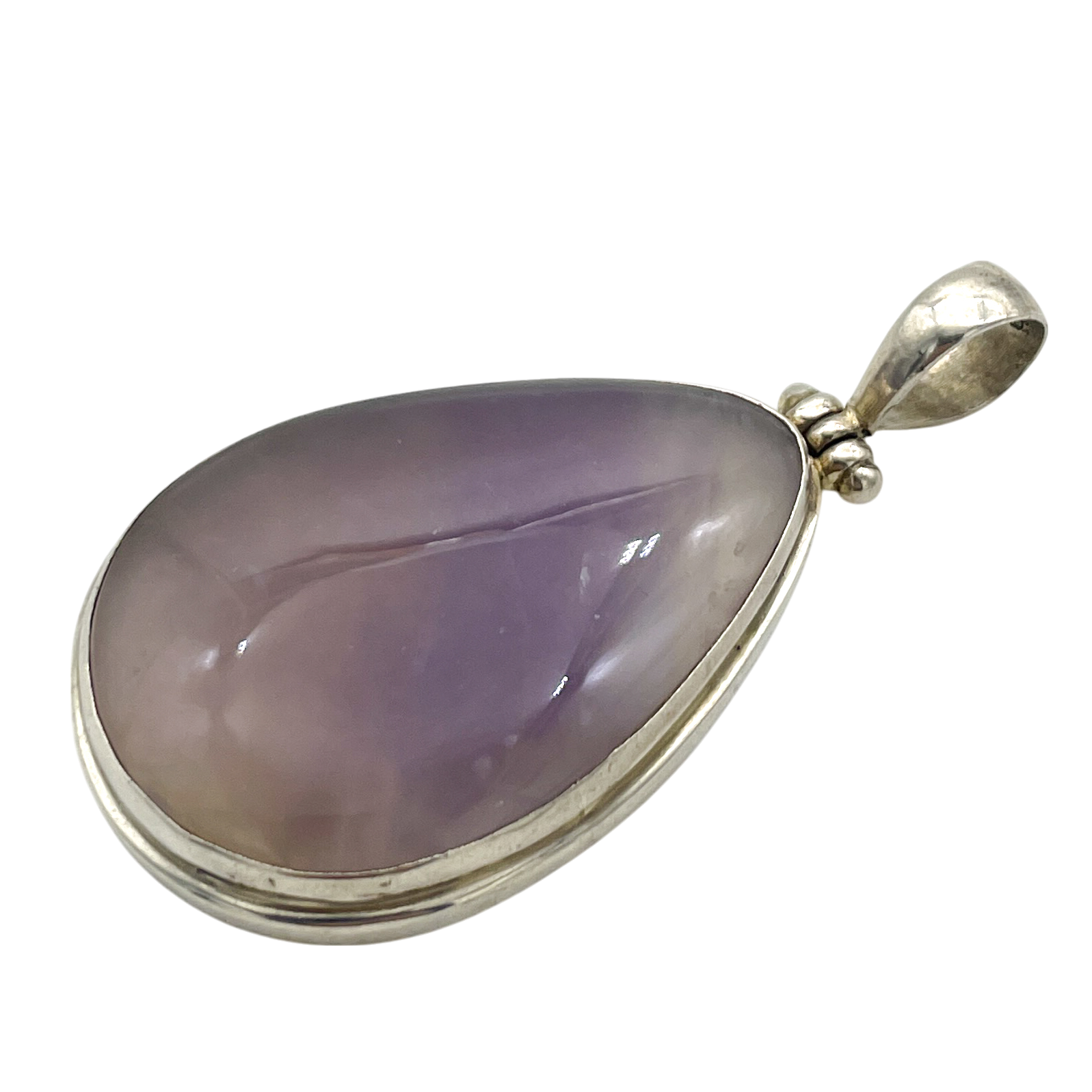 Sterling Silver Agate Pendant 16.5g