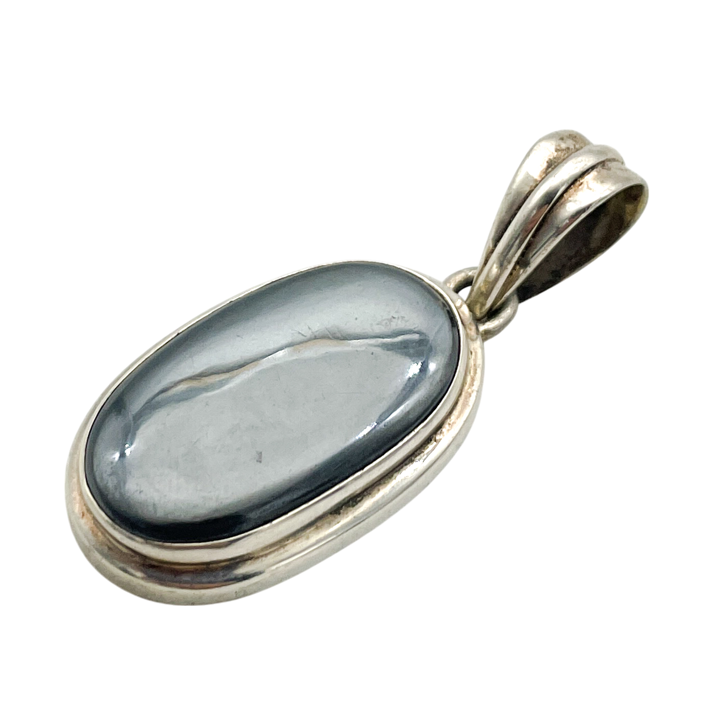 Sterling Silver Hematite Pendant