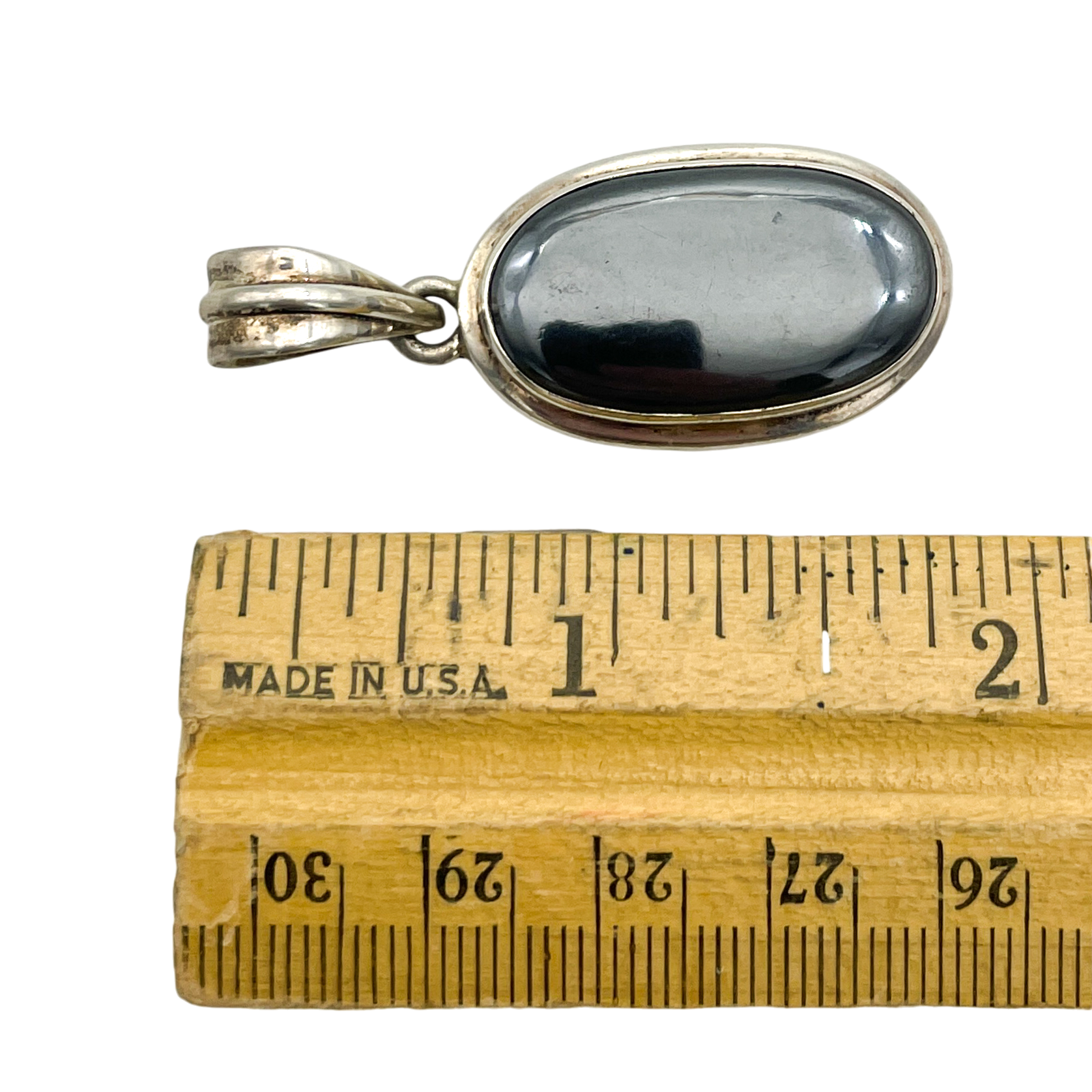 Sterling Silver Hematite Pendant