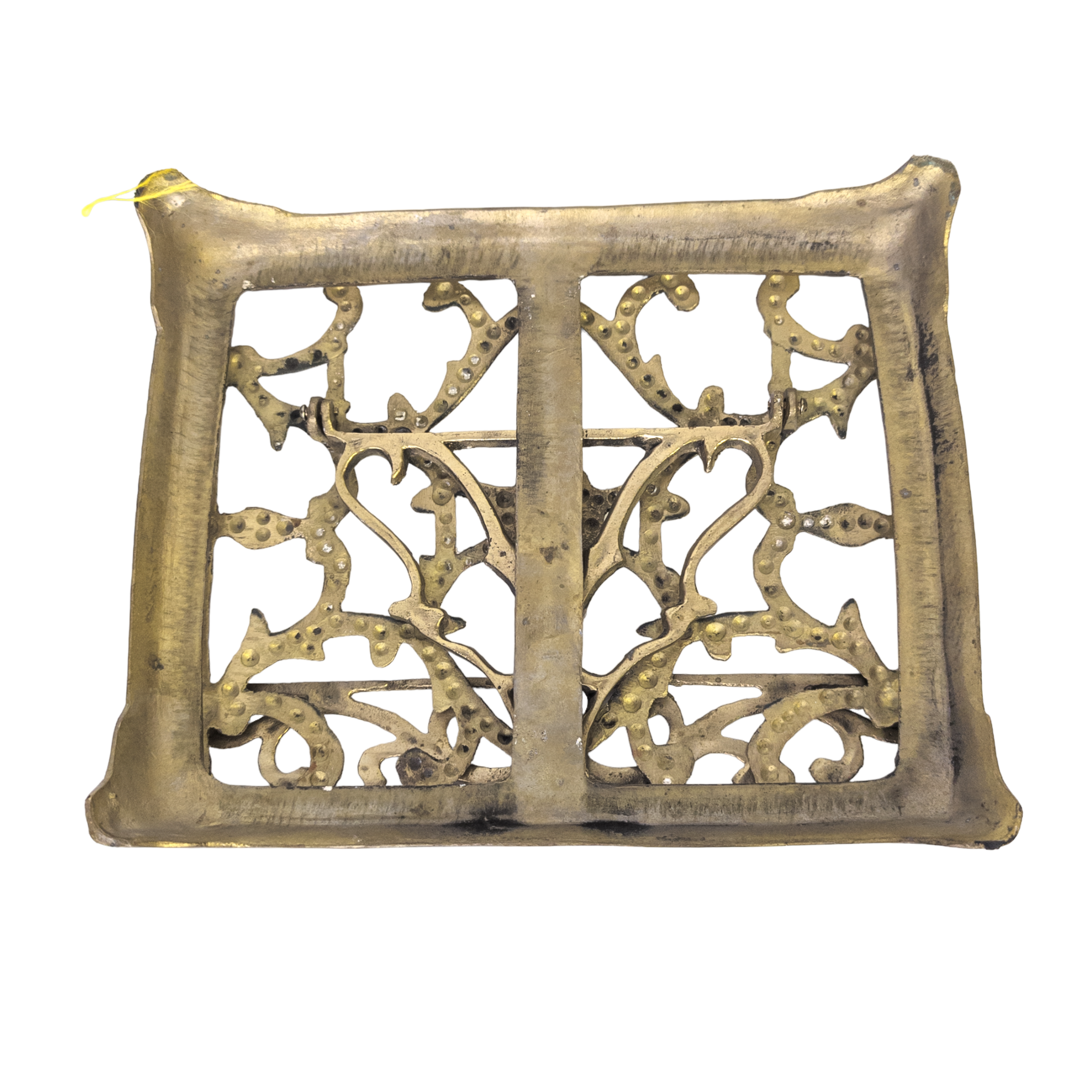 Antique Brass Book Easel Stand