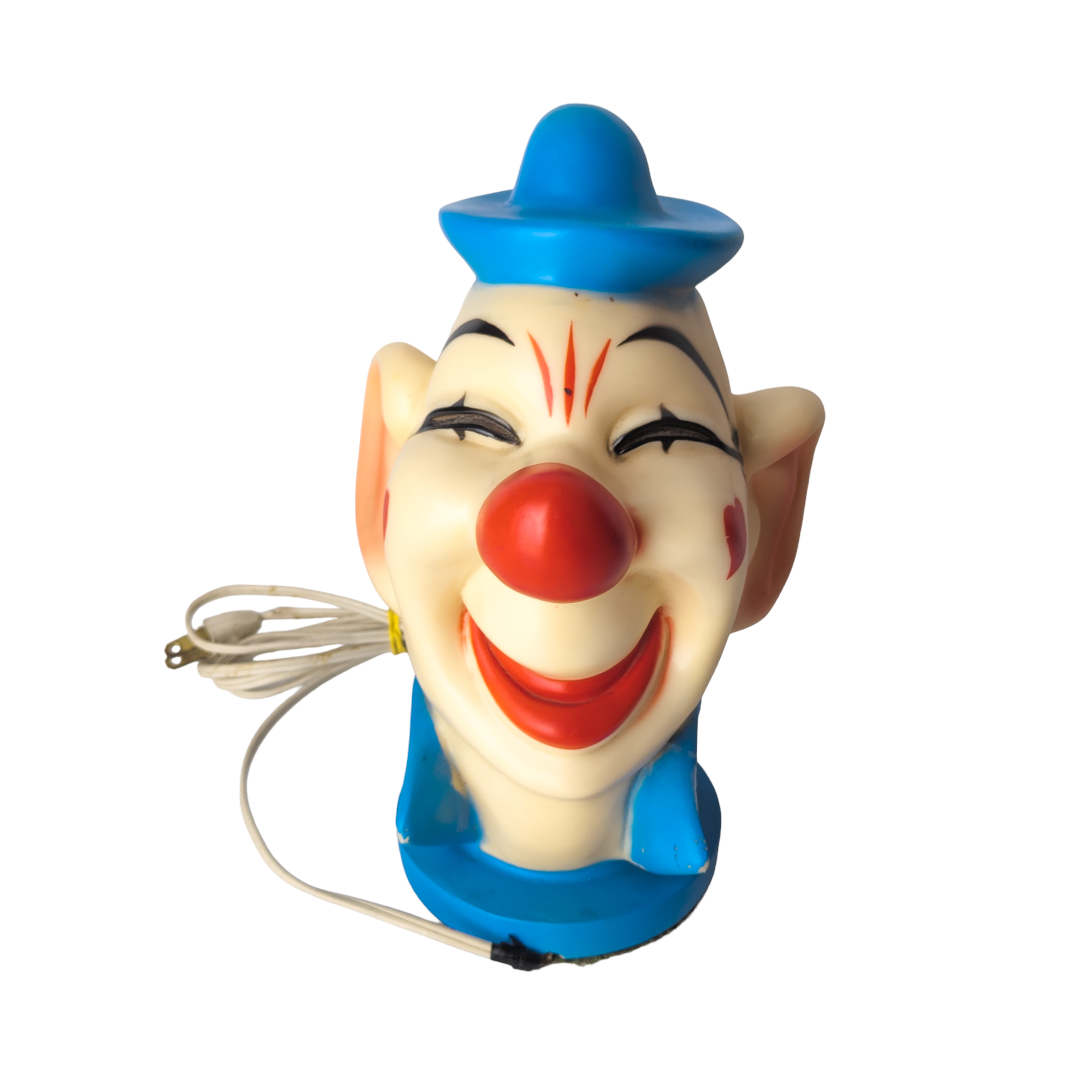 Rare 1970s Vinyl Clown Head Lamp