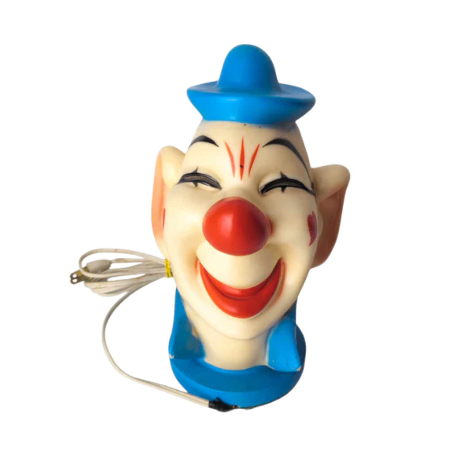 Rare 1970s Vinyl Clown Head Lamp