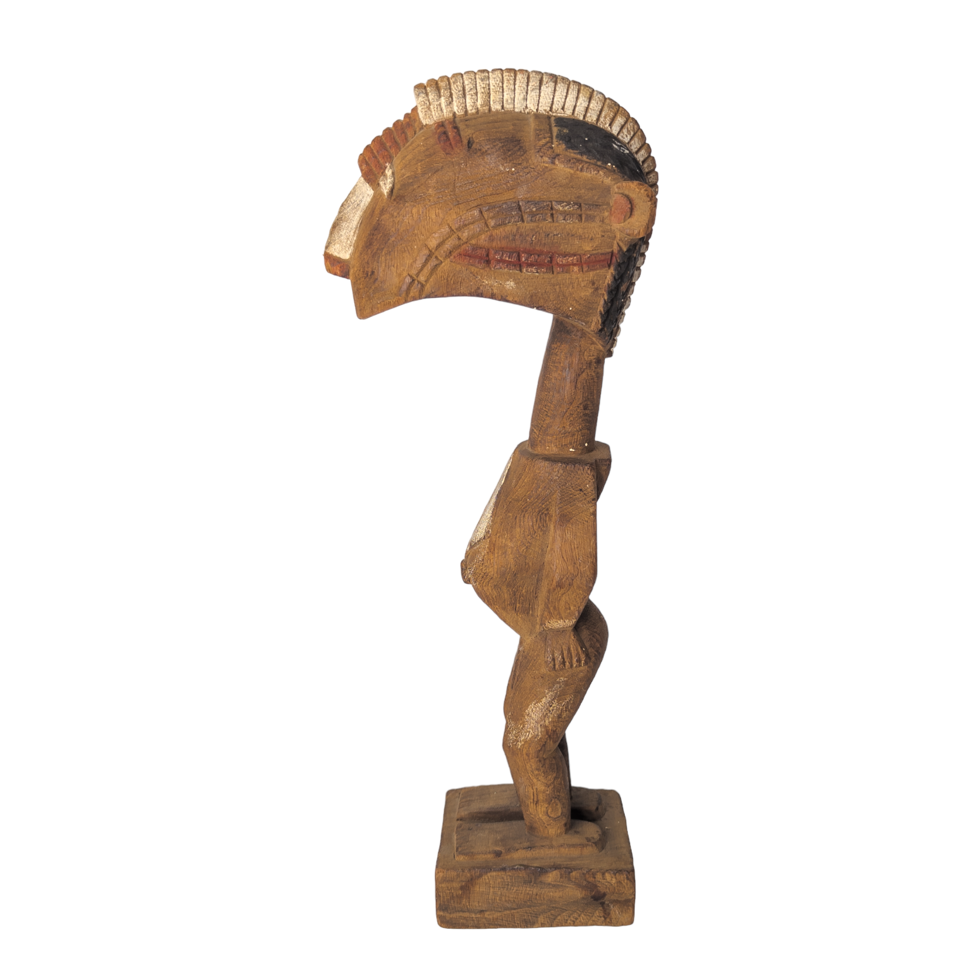 Vintage Wood Papua New Guinea Fertility Statue