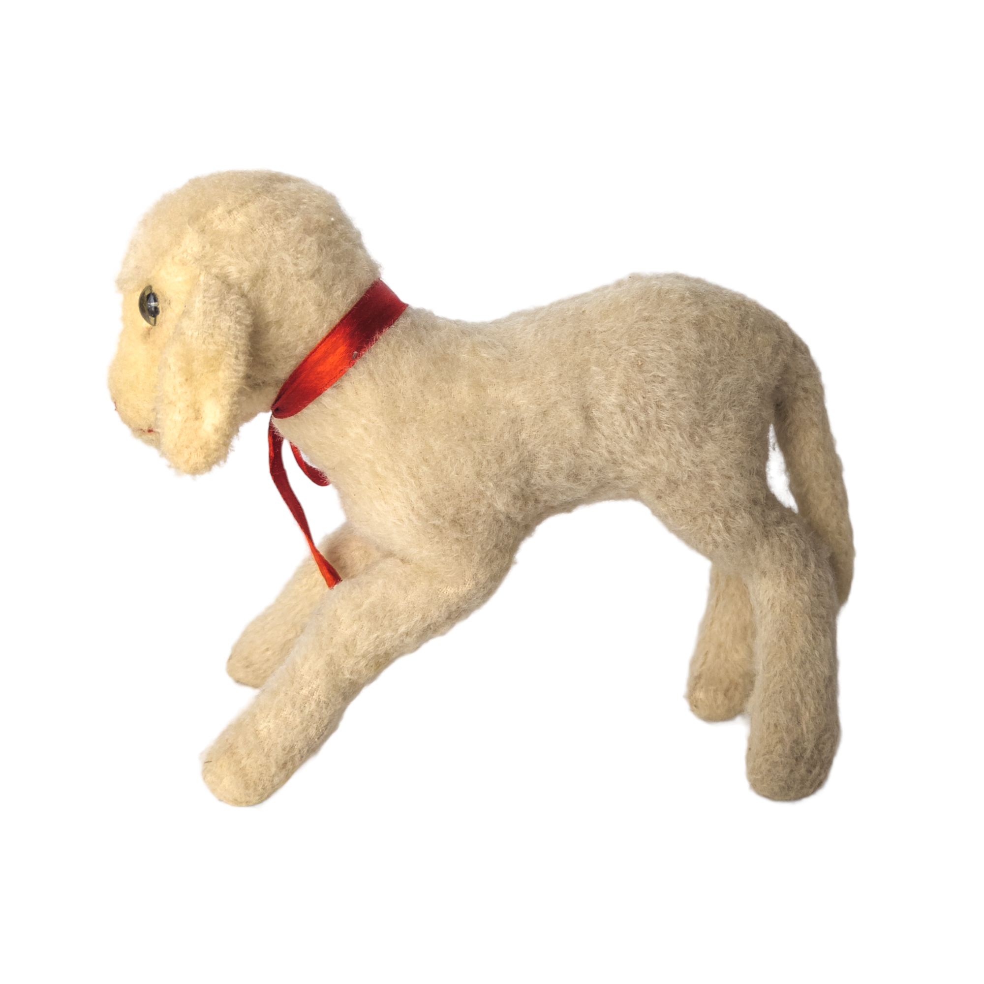 Vintage 1950s Steiff Mohair Plush Lamb Toy