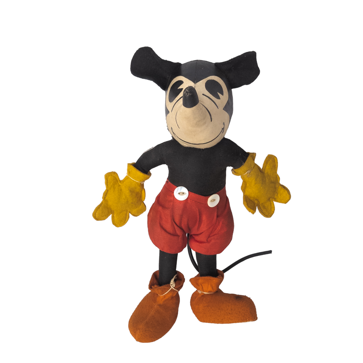 Super Rare 1930s Mickey Mouse Plush Toy – Ballyhoo Curiosity Shop