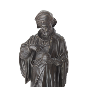 Antique Bronzed Ferdinand Magellan Statue