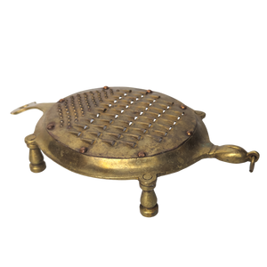 Vintage Brass Figural Turtle Food Grater