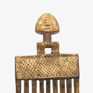 Vintage Ashanti Wood Fertility Comb
