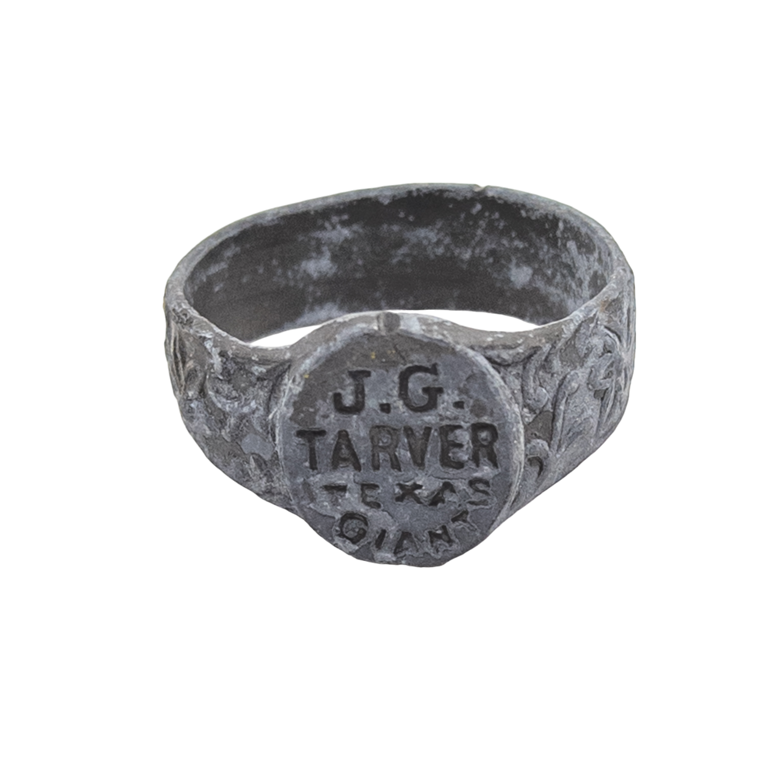 Vintage JG Carver Texas Giant Sideshow Souvenir Ring