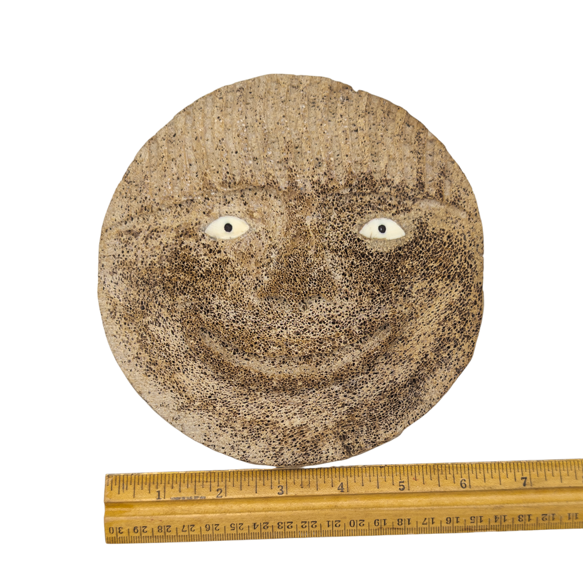 Vintage Inuit Carved Whale Intervertebral Disc Mask – Ballyhoo ...