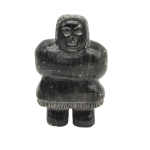 Vintage Hand Carved Inuit Soapstone Figurine