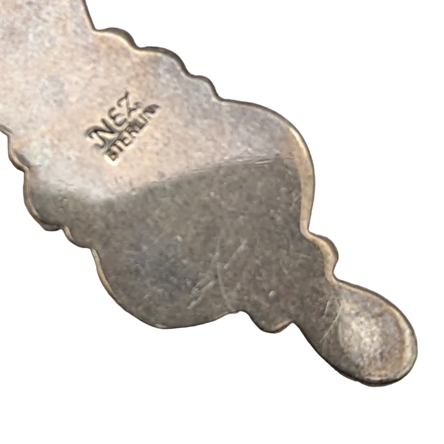 Vintage Sterling Silver Nez Navajo Multi-Stone Pendant