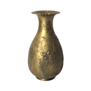 Antique Japanese Bronze Meiji Era Vase