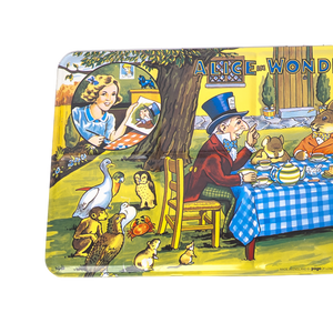 Vintage Alice in Wonderland Tin Paint Set