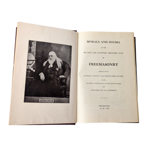 Antique 1928 Freemasonry Morals & Dogma Book