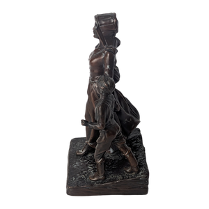 Antique Jenning Bros Bronze Pioneer Woman Statue