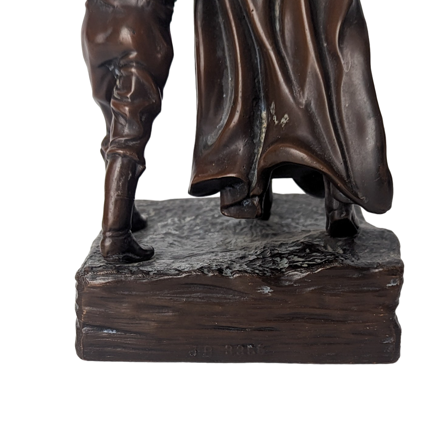 Antique Jenning Bros Bronze Pioneer Woman Statue