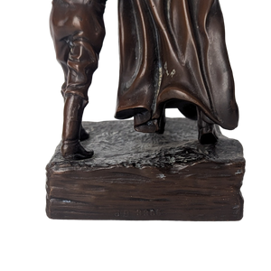 Antique Jenning Bros Bronze Pioneer Woman Statue