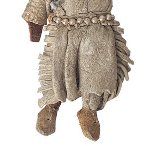 Antique Plains Native Beaded Buckskin Doll