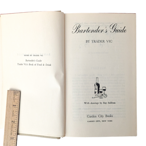 Vintage 1948 Trader Vic Bartender's Guide