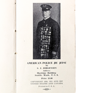 Rare 1937 American Police Jiu Jitsu Guide Book