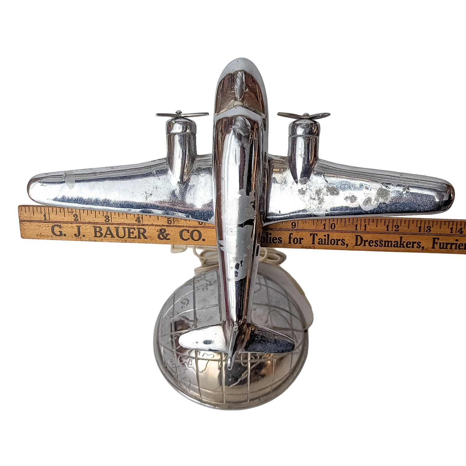 Vintage Chrome DC2 Airplane Gooseneck Lamp