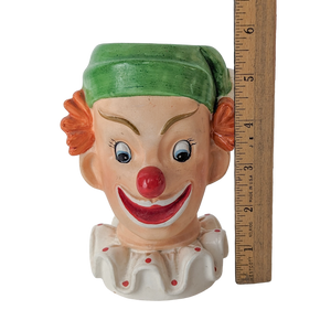 Vintage Napco Ware Porcelain Clown Vase