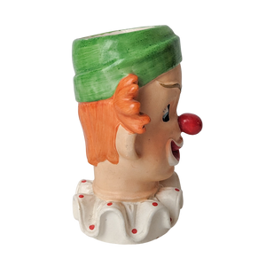 Vintage Napco Ware Porcelain Clown Vase