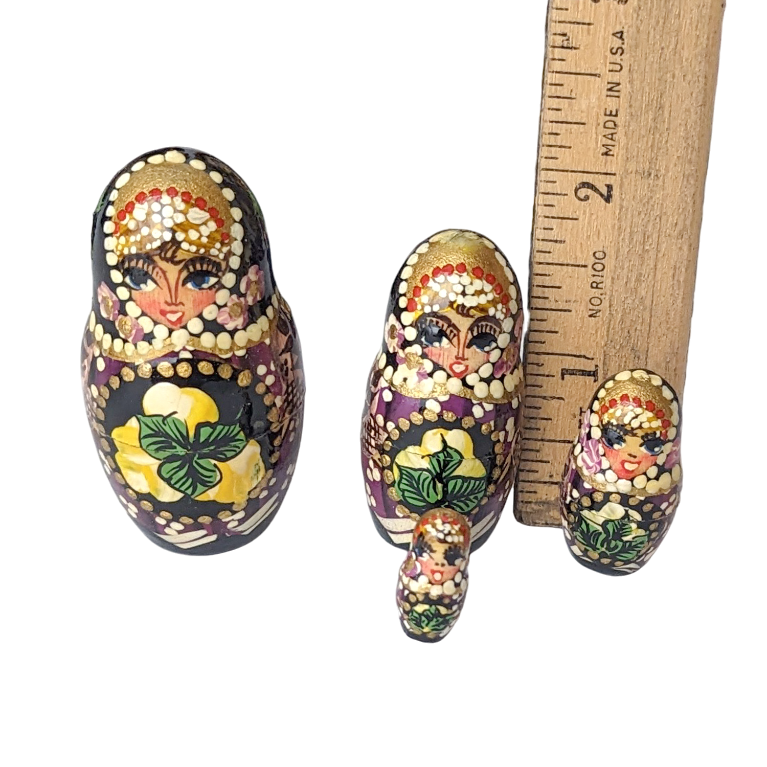 Hand Painted Russian 10 Piece Nesting Doll