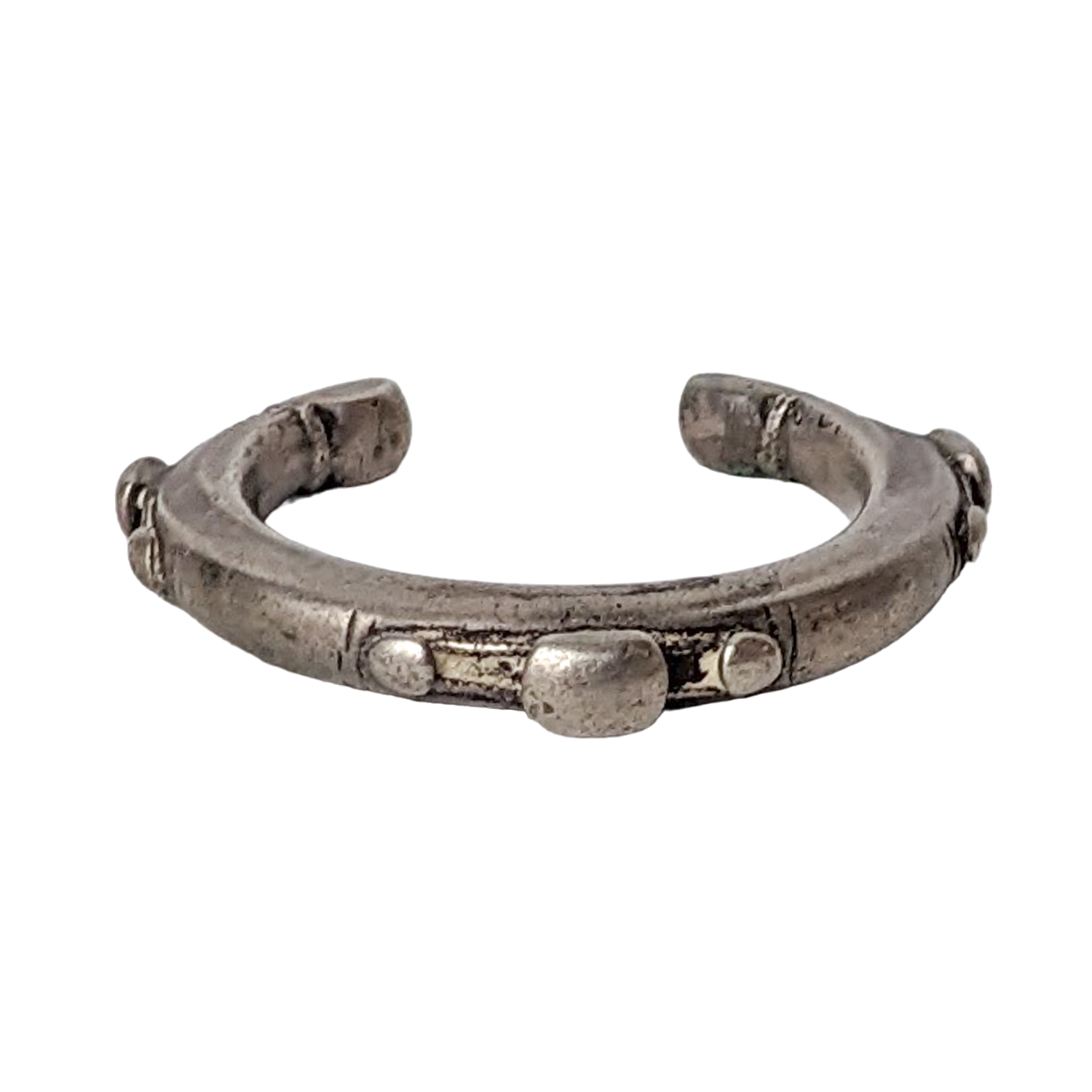 Vintage Egyptian Silver Nubian Cuff Bracelet