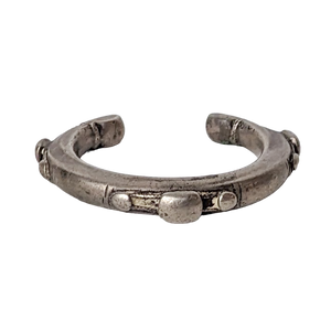 Vintage Egyptian Silver Nubian Cuff Bracelet