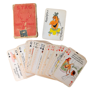 Vintage 1950s Stag Adult Playing Cards