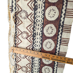 Vintage Large Oceanic Tapa Cloth