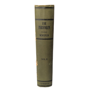Antique 1919 Medical Book: The Peritoneum