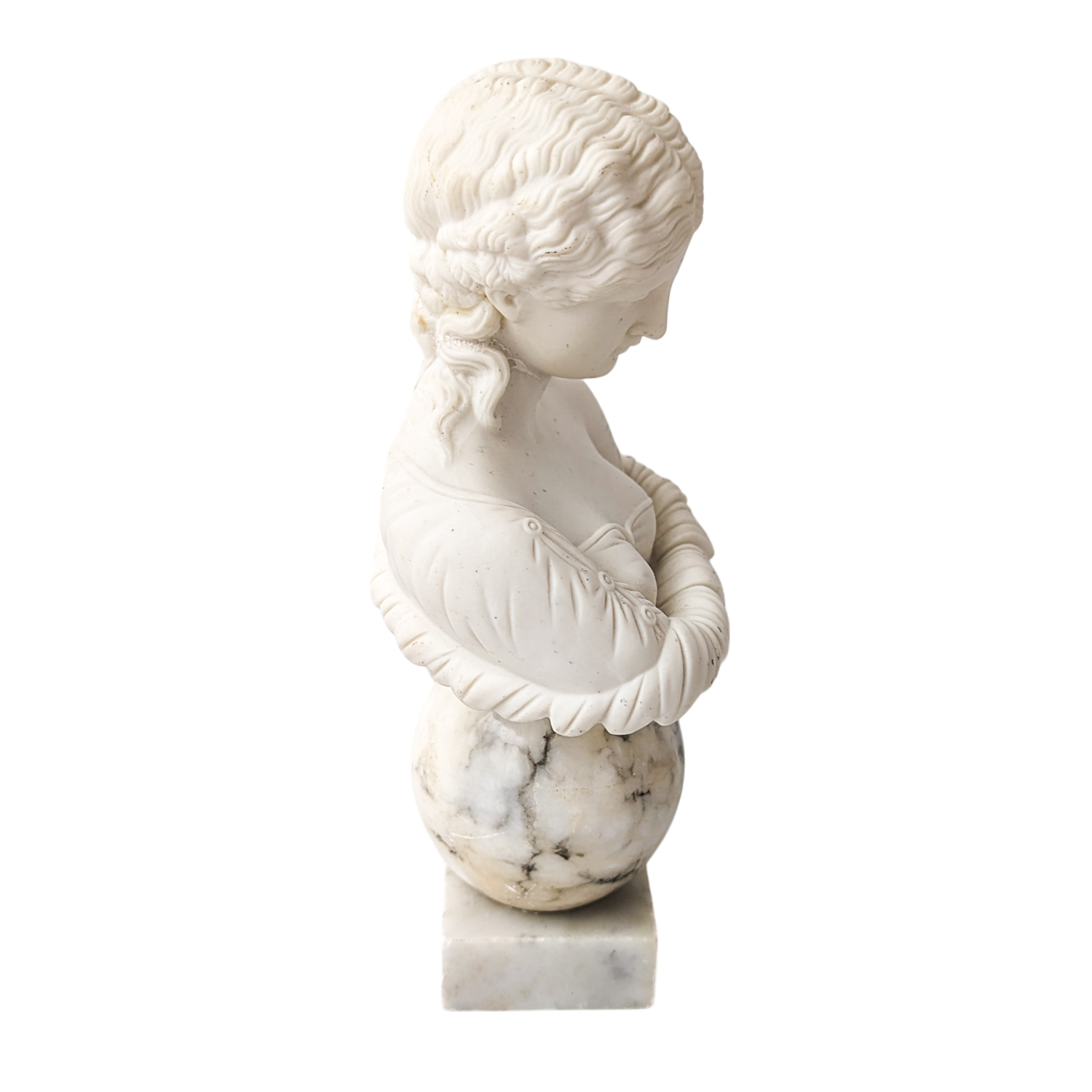 Vintage Parian Bust of Clytie the Water Nymph