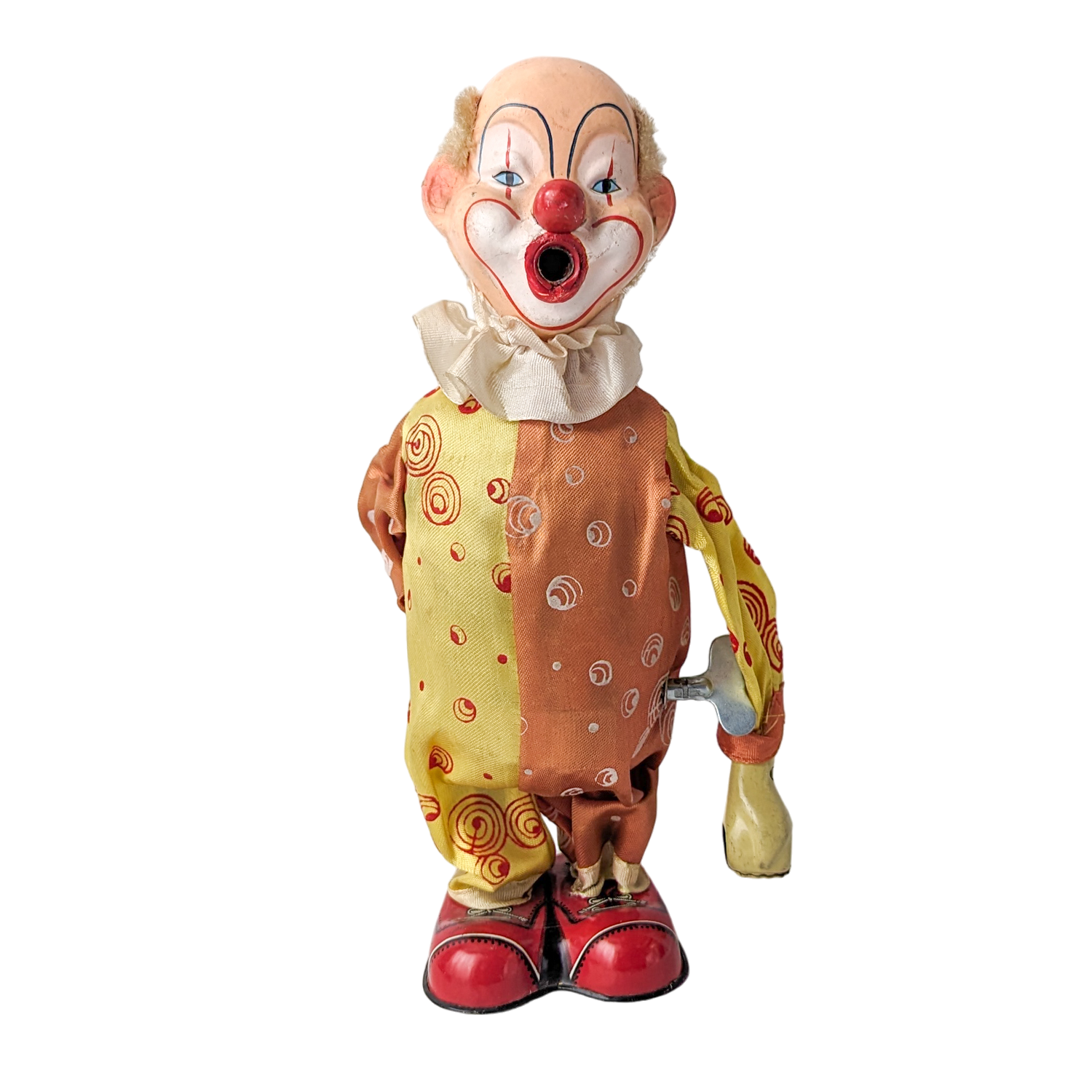 Vintage Bouncing Wind Up Tin Clown – Ballyhoo Curiosity Shop Vintage Bouncing Wind Up Tin Clown – Ballyhoo Curiosity Shop