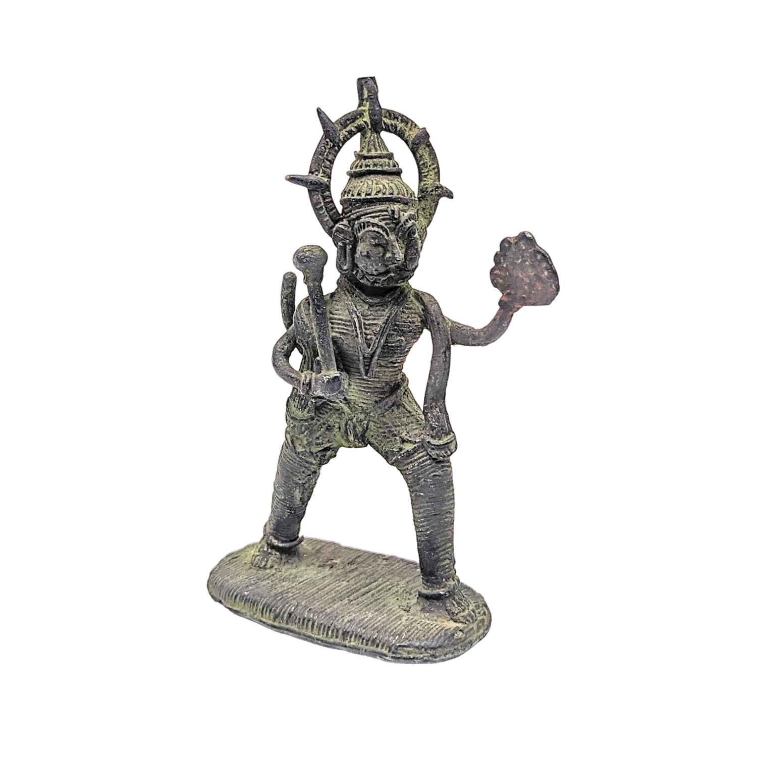 Vintage Bronze Hanuman Monkey God Figurine