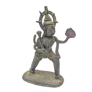 Vintage Bronze Hanuman Monkey God Figurine