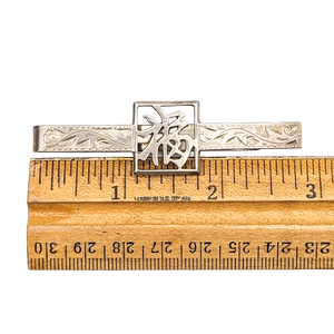 Vintage Chinese Sterling Silver Tie Bar