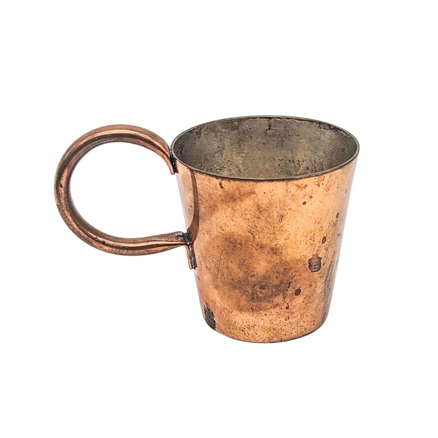 Vintage Royal Navy 1/2 Gill Copper Rum Cup